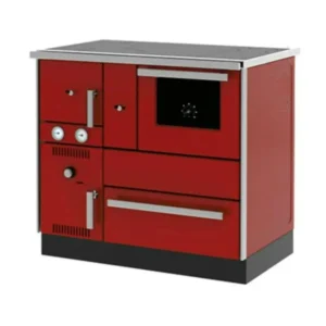 Etažni šporet Alfa Plam TERM 27 NR desni, crveni ECO