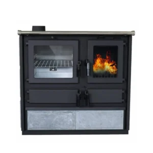 Šporet na čvrsto gorivo TimSistem ROCCO, desni, crni