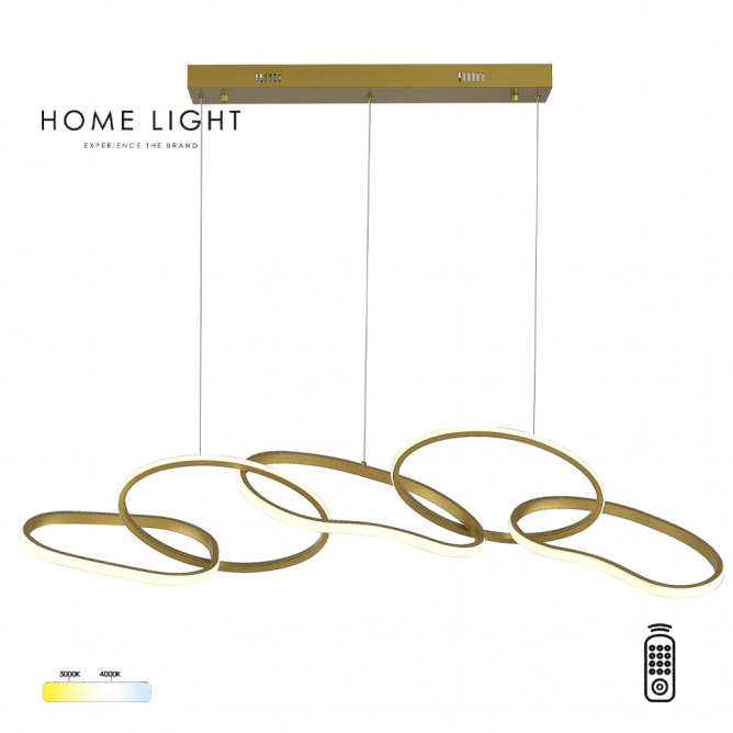 SOLEA 63 LUSTER 48W 3000/4000K ZLATO