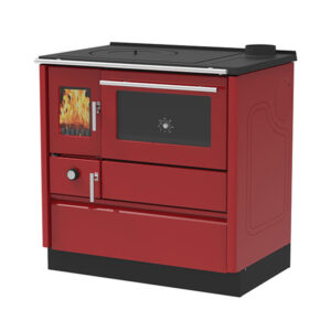 Šporet na čvrsto gorivo Alfa Plam 85G, Crveni, Desni Šporet na čvrsto gorivo Alfa Plam 85G, Crveni, Desni