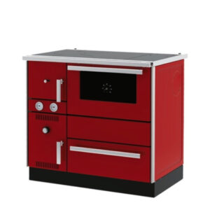 Šporet na čvrsto gorivo Alfa  term 20 D NR Eco,crveni,desni