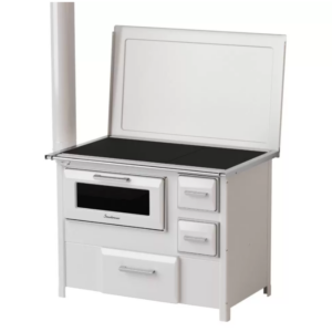 Šporet na čvrsto gorivo MBS SD 9 RS, beli, levi