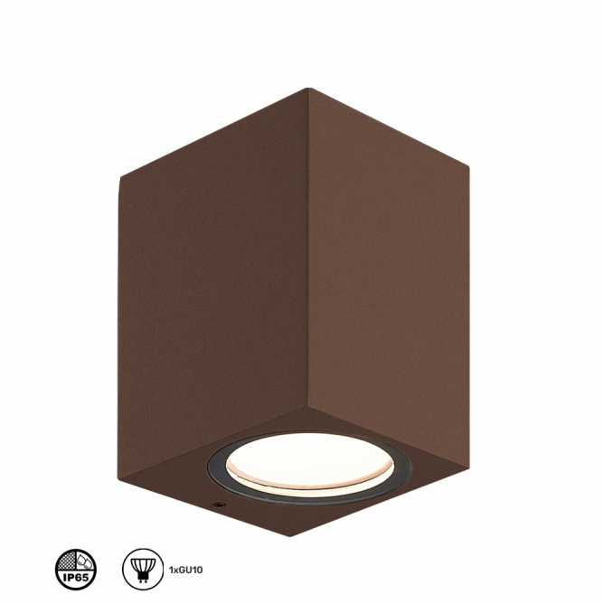 SVETILJKA W10411 ZIDNA 1*GU10 IP65 CORTEN