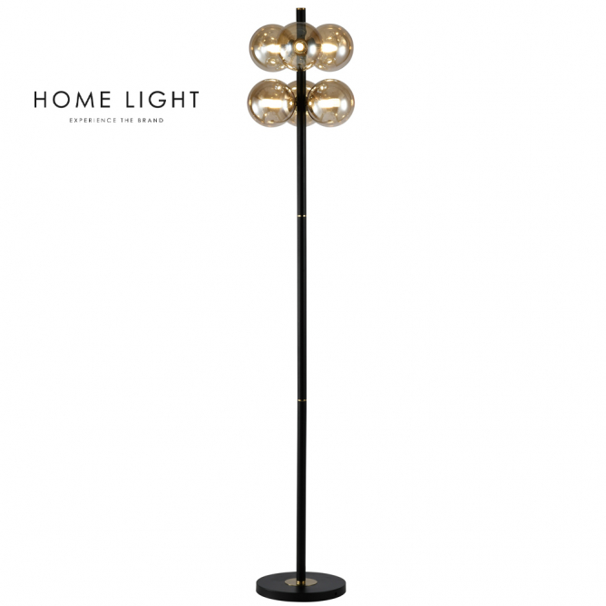 TALIA 15 PODNA LAMPA 6*G9 CRNA/BAKAR