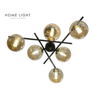 TALIA 41 LUSTER 6*G9 CRNA/BAKAR