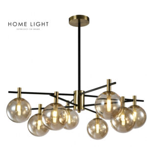 TALIA 5 LUSTER 8*G9 CRNA/BAKAR