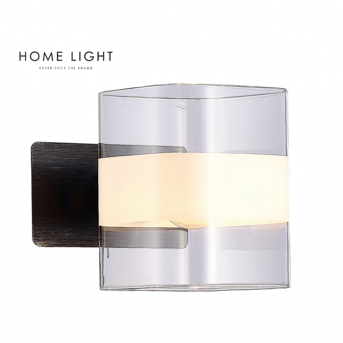 TALIA 55 ZIDNA LAMPA 1*E14 CRNA/HROM