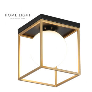 TALIA 71 PLAFONSKA SVETILJKA 1*E14 CRNA/ZLATO