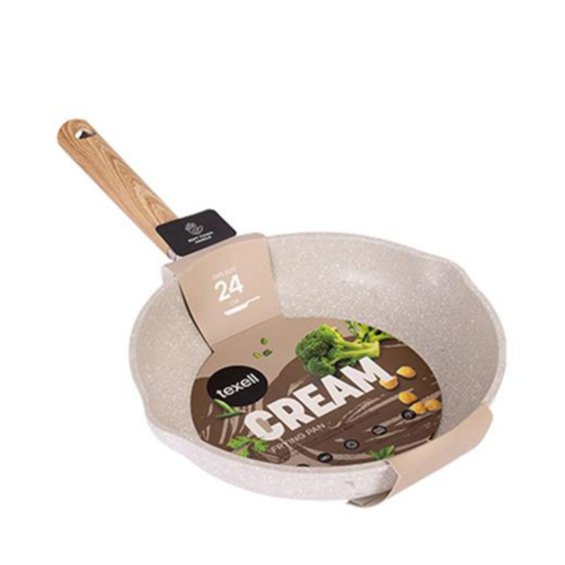 TEXELL Tiganj duboki 24 cm Cream TPCM-D24