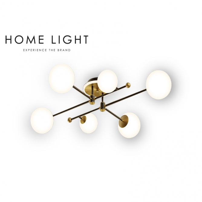 VESTA 538 PLAFONSKA SVETILJKA 30W  3000K CRNA/MESING