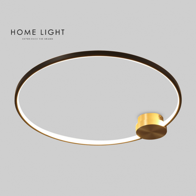 VESTA 661 PLAFONSKA SVETILJKA 30W 3000K CRNA/MESING