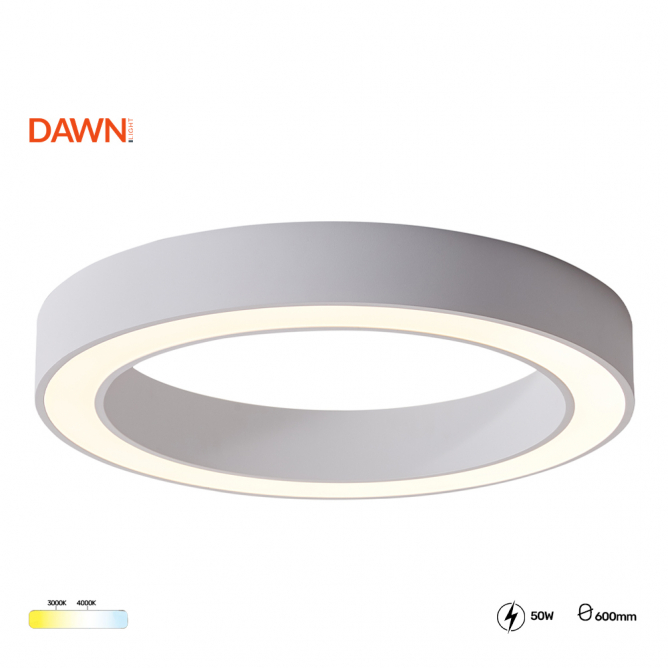 VESTA 680 PLAFONSKA SVETILJKA 50W 3000/4000K BELA