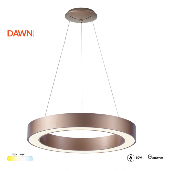 VESTA 682 VISILICA 50W 3000/4000K BRAON