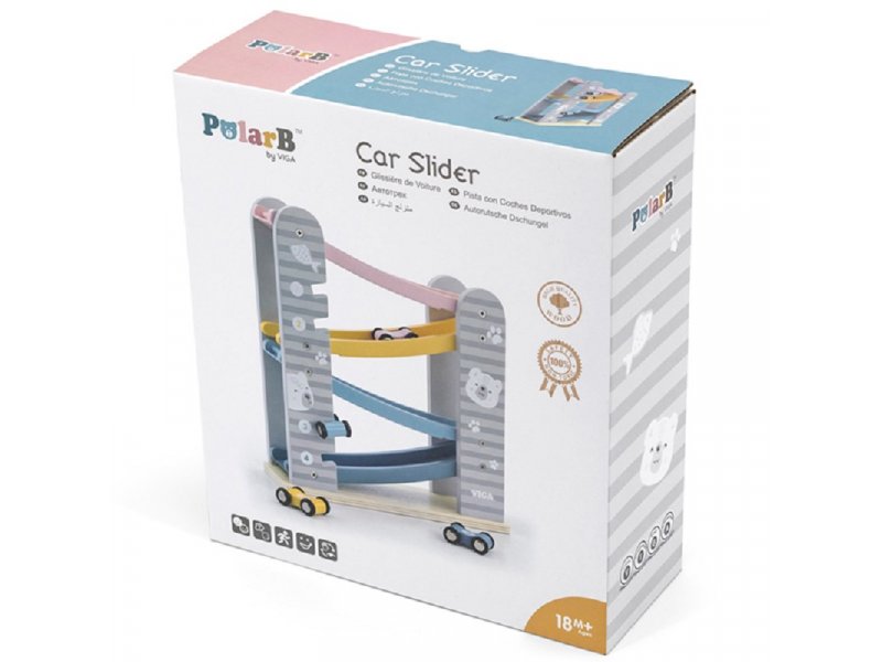 VIGA PolarB Drveni auto tobogan