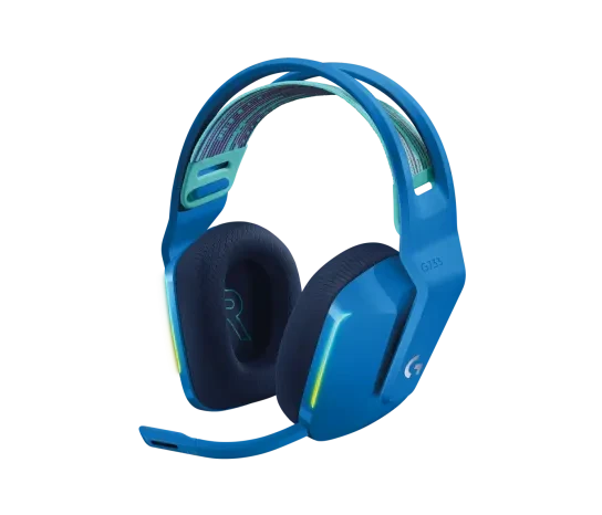 Bežične slušalice sa mikrofonom Logitech G733 Lightspeed Blue
