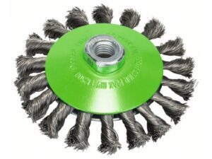 BOSCH Pletena pljosnata četka 115, nerđajuća 2608622109, 115 mm, 0,35 mm, M14