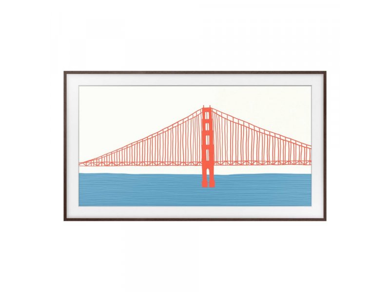 SAMSUNG FRAME VG-SCFA55BWBXC Braon