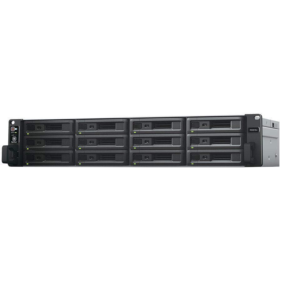 SYNOLOGY RACKSTATION RS3618XS BAREBONE NETWORK ATTACHED STORAGE WITHOUT HDD UK SYNOLOGY V1.0