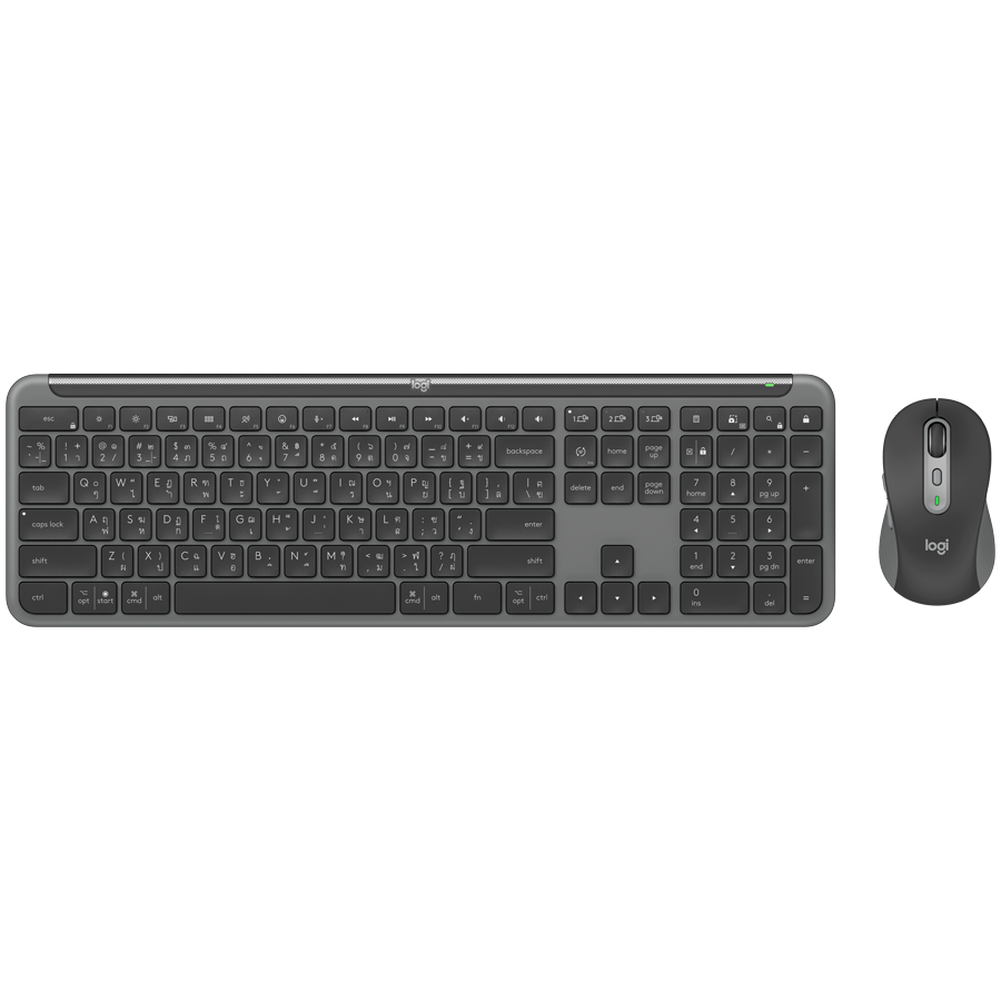 LOGITECH Signature Slim Combo MK950 for Business – GRAPHITE – US INT’L – 2.4GHZ/BT – INTNL-973