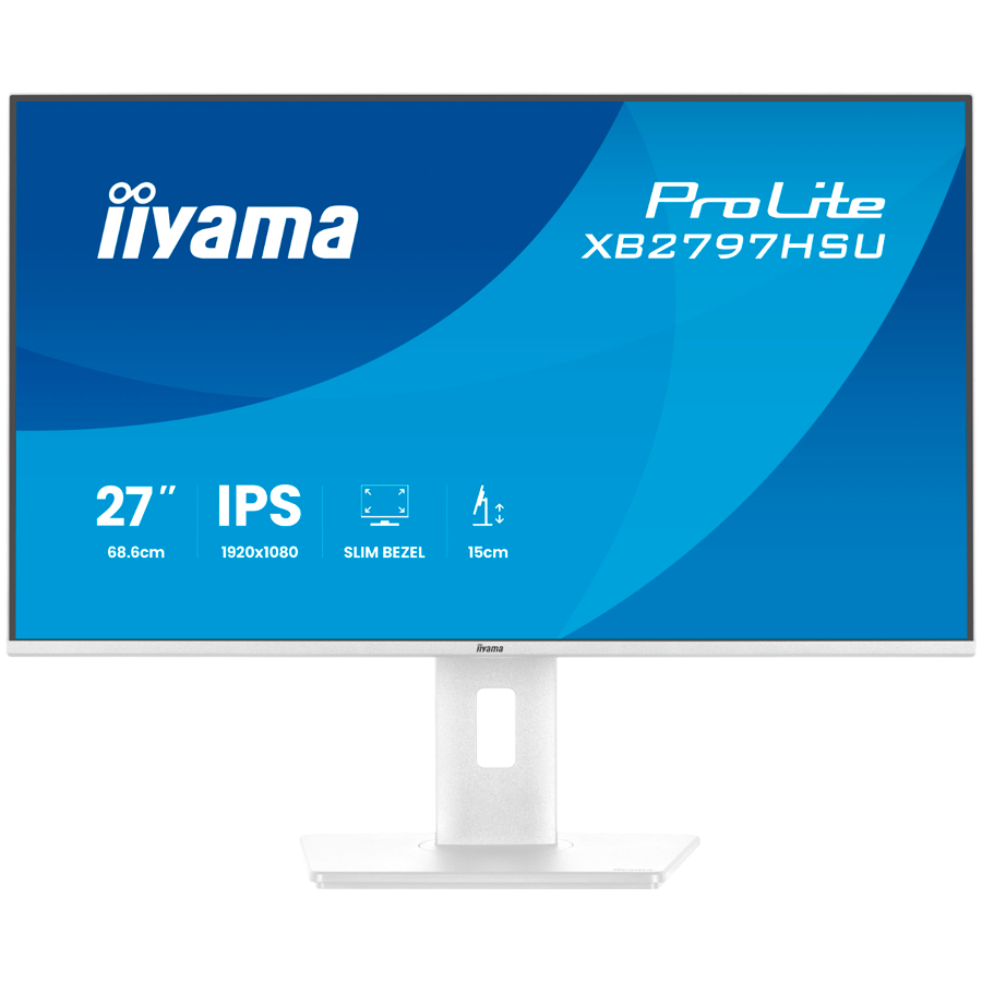 IIYAMA Prolite XB2797HSU-W1 Business Monitor – 68.6 cm (27′), FULL HD (1920×1080)