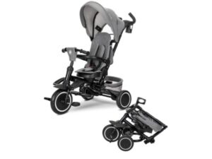 LORELLI BERTONI Freccia tricikl za decu na sklapanje do 25kg Siva boja