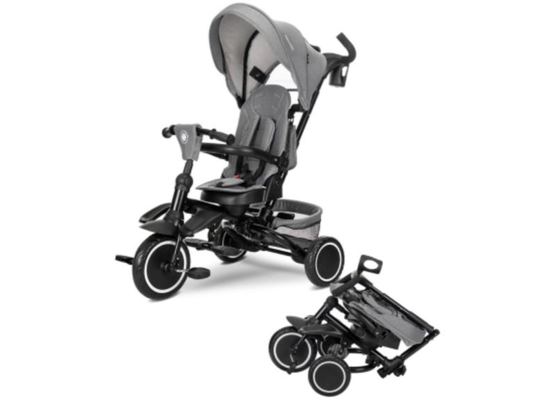 LORELLI BERTONI Freccia tricikl za decu na sklapanje do 25kg Siva boja