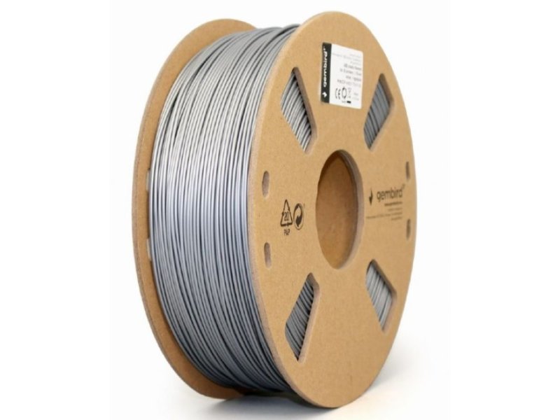 GEMBIRD 3DP-ABS1.75-01-S ABS Filament za 3D stampac 1.75mm, kotur1KG Silver