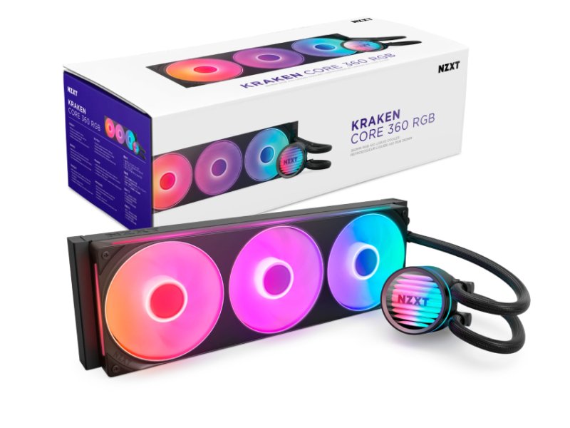 NZXT Kraken 360 RGB vodeno hlađenje crno RL-KR36C-B1