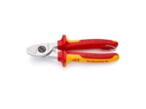 KNIPEX Makaze za kablove izolovane VDE hromirane 165mm mogućnost kačenja – 95 12 165 T