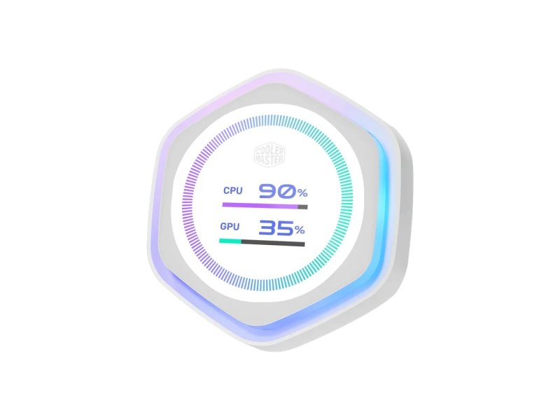 COOLER MASTER Flex-Kit LCD White ekran za vodeno hlađenje beli RL-LCFK-FLCD-RW