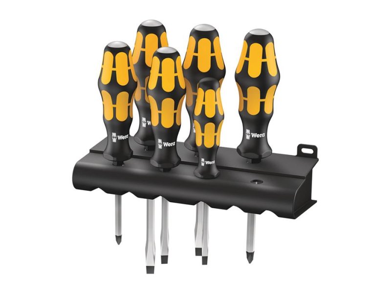 WERA Set ravnih i PH odvijača 6/1 ojačani