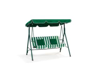 Green Bay Mykonos ljuljaška zeleno-bela sa jastucima