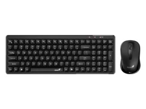 GENIUS LuxeMate Q8100 Wireless USB US crna tastatura + miš