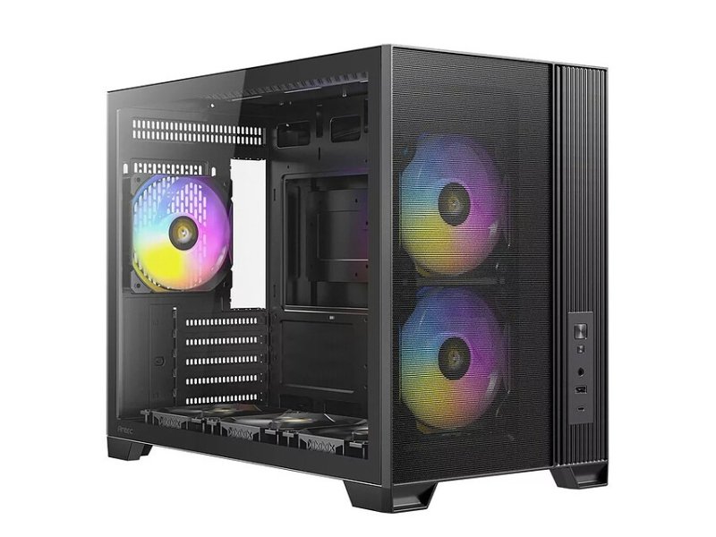 ANTEC FLUX M ARGB TG Crno mikro kućište