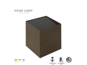 HOME LIGHT Tayo 3W 3CCT Solarna svetiljka braon