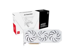 POWER COLOR Hellhound Spectral White AMD Radeon™ RX 9070 XT 16GB GDDR6 RX9070XT 16G-L/OC/WHITE