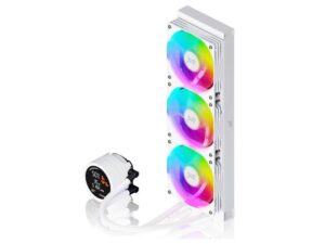 LevelPlay Combat Liquid 360 HUD AIO belo vodeno hladnjenje sa ekranom KRW-H13NN-20APN-GW1