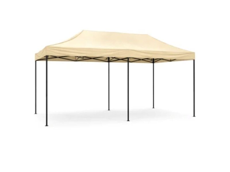 PROGARDEN 3x6x3 gazebo tenda bež 005