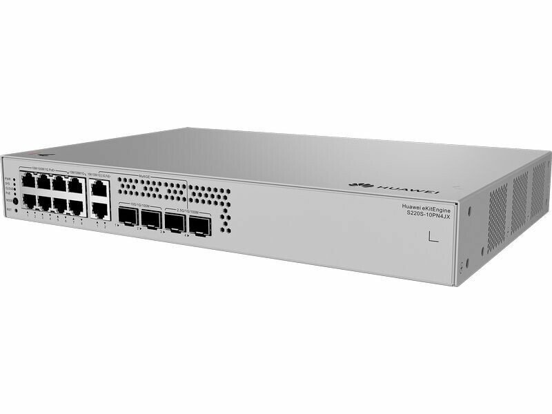 HUAWEI EKit Switch L2 S220S-10PN4JX, 10p  2xSFP+  PoE 128W