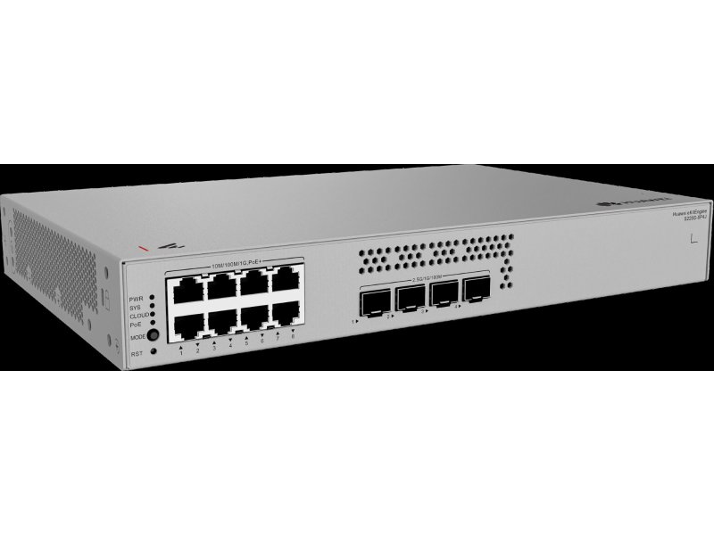 HUAWEI EKit Switch S220S-8P4J, 8p, 4xSFP, PoE+ 128W