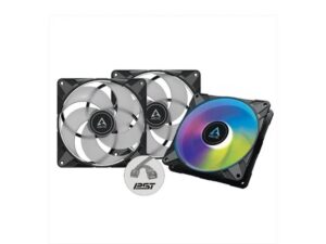 Arctic P14 PWM PST 140mm A-RGB 3 komada set ventilatora crni ACFAN00257A