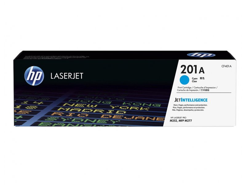 HP 201A Cyan Original LaserJet Toner Cartridge (CF401A)