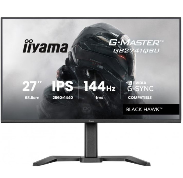 Monitor 27′ Iiyama GB2741QSU-B1 IPS 2560×1440/144Hz/1ms/HDMI/DP/USB