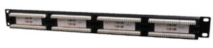 NPP-C624CM-001 Gembird Cat.6 24 port patch panel with rear cable management