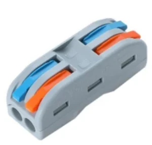 WAGO klema 2 in 2 out spojna sa polugom, 5 kom pakovanje cena za 5 komada