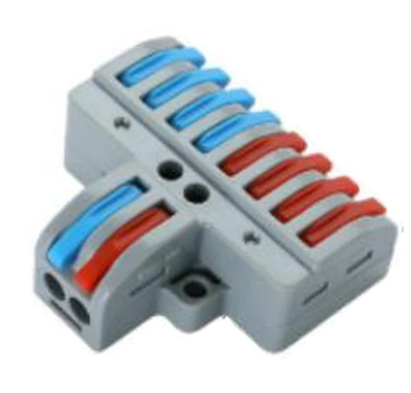 WAGO klema 2 in 8 out razdelna sa polugom, 2 kom pakovanje i cena za 2 komada