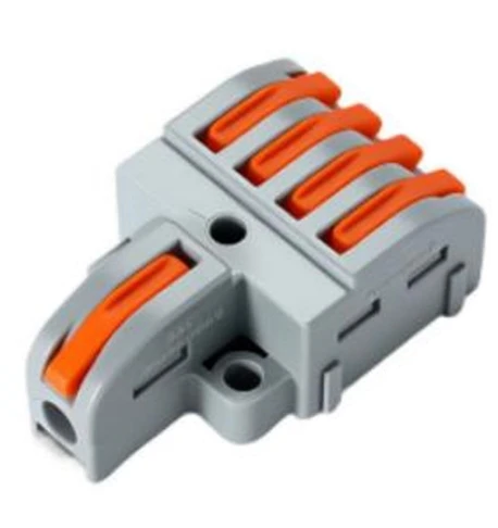 WAGO klema 1 in 4 out razdelna sa polugom, 5 kom cena i pakovanje