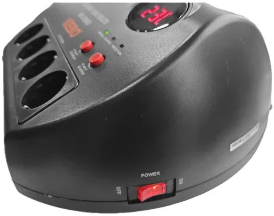 Kebo Stabilizator napona 2000VA 1200W,Crna,Displej