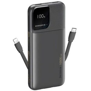REMAX RPP-657 - 2.4A Cabled Fast Charging Power Bank 10000mAh(black)