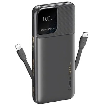 REMAX RPP-657 – 2.4A Cabled Fast Charging Power Bank 10000mAh(black)